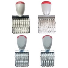 Rubber Stamp Line Dater 6 Digits Or 8 Digits Rubber Offfice Stamp Number Stamp