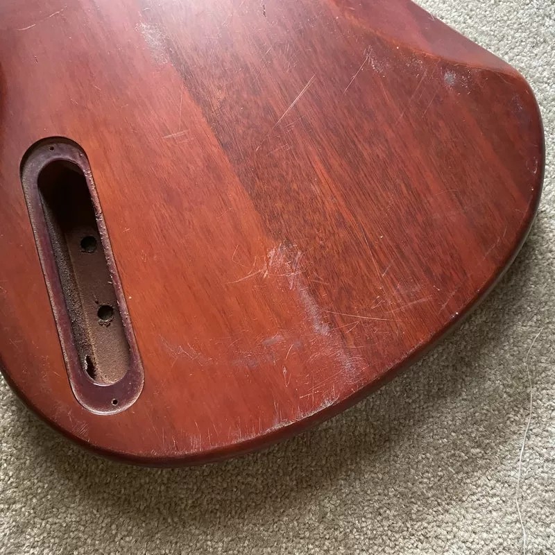 4 String Electric Bass Body, Mahogany, DIY Handmade Bass Project FC571 ...