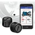 FOBO Bike 2 Smart Tire Pressure Monitoring System for Motorcycles -  Black
