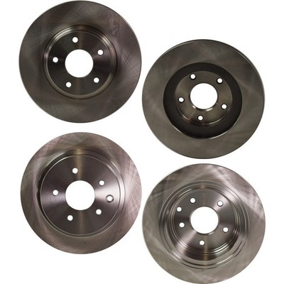SureStop Brake Disc For Nissan Altima 2002-2006 | Front and Rear | 4-Wheel Set