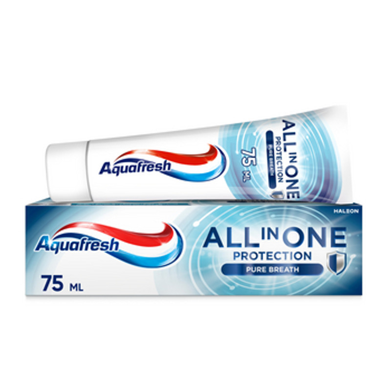 5054563201355 Aquafresh All In One Pure Breath 75 ml 3490₽