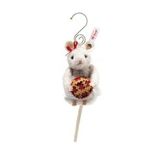 Steiff Christmas Baker Mouse Ornament Limited Edition Wool EAN 005886 New