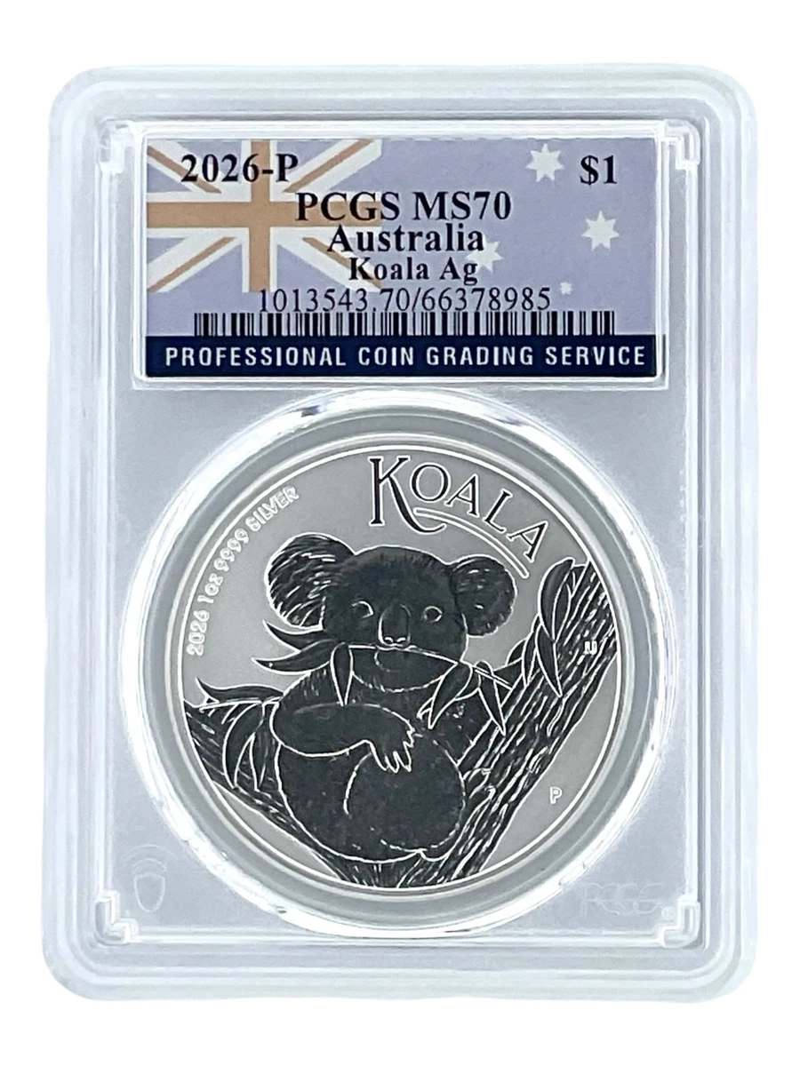 Australian Koala PCGS Grade MS 70 Silver Bullion Coins for sale | eBay