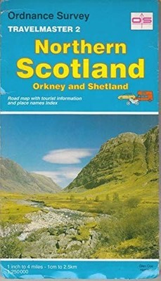 Travelmaster: Northern Scotland, Orkney ... by Ordnance Survey Sheet map, folded