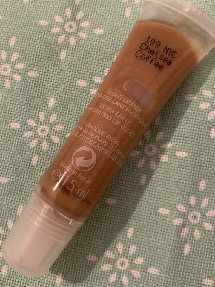 Lancome Juicy Tubes Lip Gloss 109 NYC Chelsea Coffee Light Brown Nude