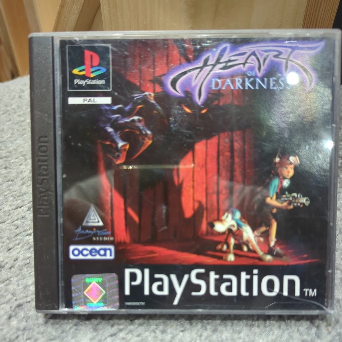 HEART OF Darkness 👾 Jeu Sony Playstation Ps1 Pal Complet Cib Retro