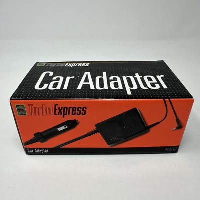 NEC Turbo Express Car Adapter Official Old Stock Boxed Brand New US SELLER!