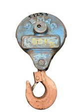Demag 500kg Kranflasche Kranhaken Unterflasche Haken f&uuml;r Kettenzug 51253