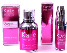 Kate Somerville Wrinkle Warrior 2-in-1 Plumping Moisturizer Serum 1.7 + EYE GEL
