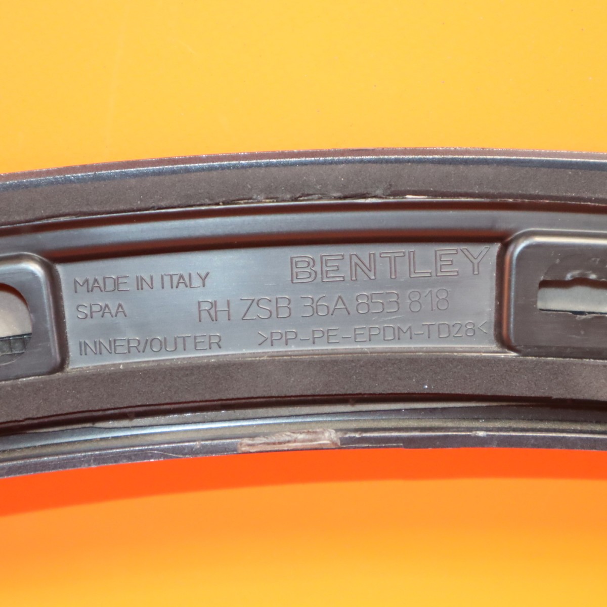 Bentley Bentayga 2016-2018 Rear Right Wheel arch molding P/N 36A853818B