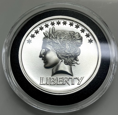 MONEDA TRIBUTO DE UN CENTAVO SAINT-GAUDENS COMO NUEVA - 2 OZ TROY - 39 MM EN CÁPSULA - Imagen 2 de 8