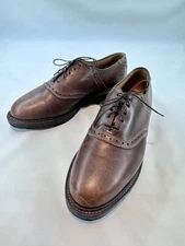 Allen Edmonds Canfield Brown Brogue Oxford Men’s 9.5D Leather Dress USA 