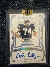 2024-25 Panini Flawless Dallas Cowboys Bob Lilly Auto /20 On Card Auto