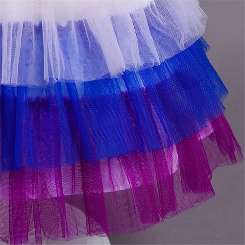 Flower Girls Sequins Kids Tutu Dress Princess Formal Wedding Pageant Party Gown - Picture 8 of 28