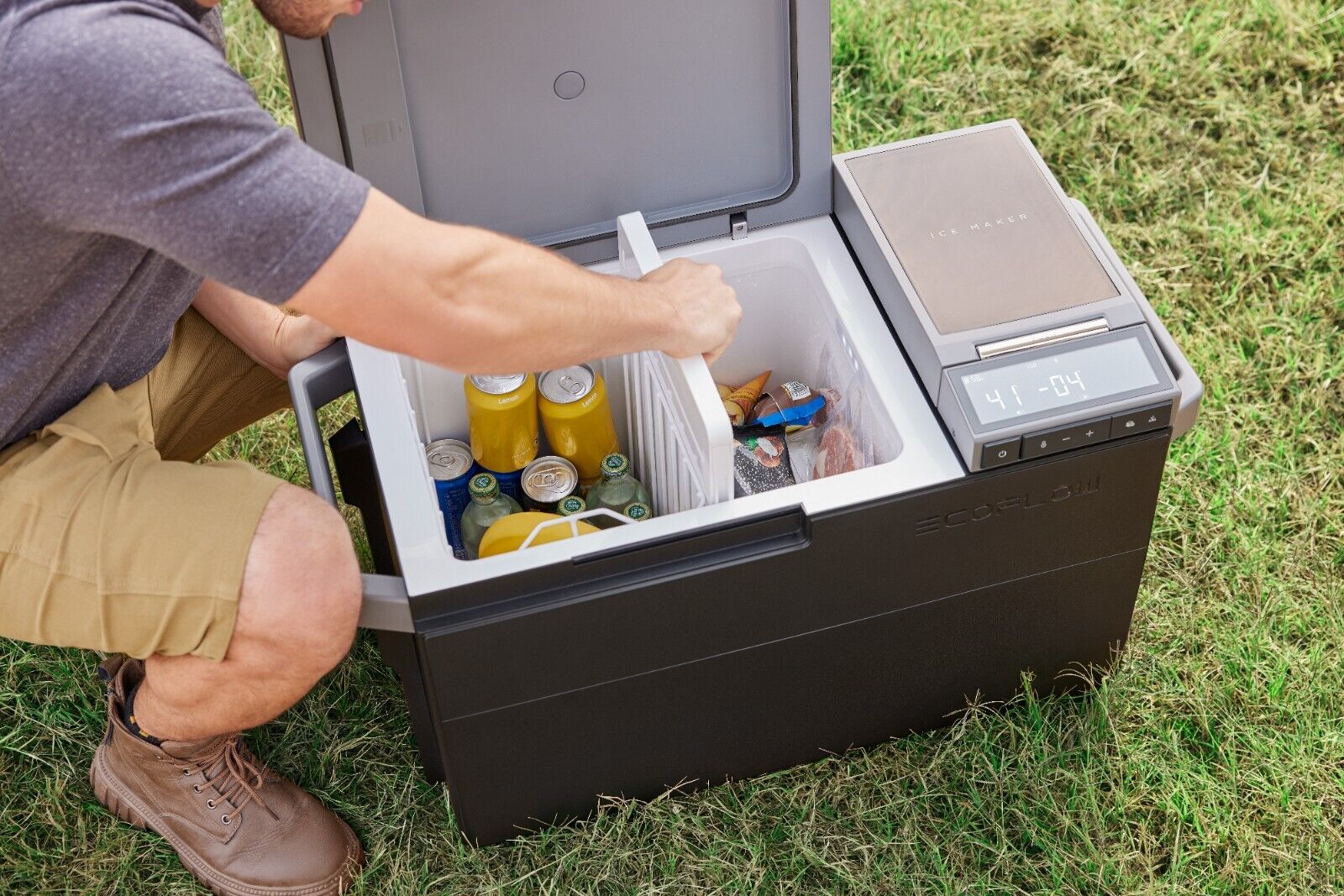 EcoFlow GLACIER Car Refrigerator, Electric Cooler with Ice Maker, for Camping - Picture 12 of 20