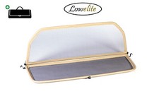 Windschott Mercedes SL R107 ( 1971 - 1989 ) Cabrio Windabweiser Beige + Tasche