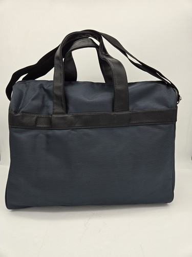 Giorgio Armani Fragranze Tote Bag Weekend Tela Blu Spiaggia Pernottamento Zip Up - Foto 4 di 8