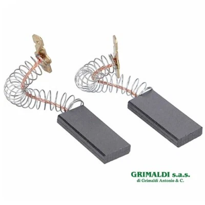 KIT 2 PEZZI CARBONCINI SPAZZOLE MOTORE LAVATRICE BOSCH SIEMENS 00154740