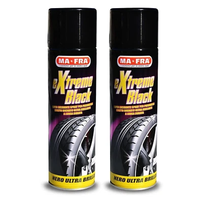 MA-FRA MAFRA X2 EXTREME BLACK NERO GOMME LUCIDANTE EFFETTO BAGNATO SUPER BRILLANTE