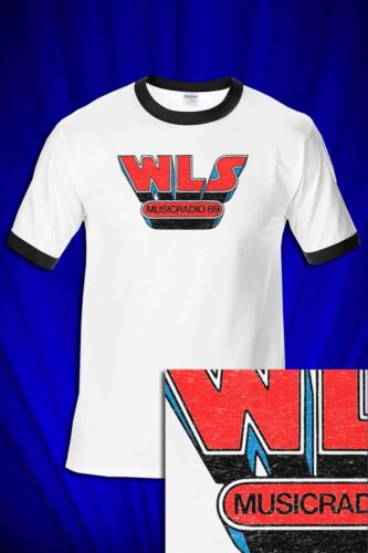 WLS Music Radio Radio Chicago Illinois RINGER Tee T-SHIRT - 第 1/5 張圖片