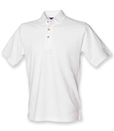 Henbury Cotton Classic Heavy Pique Polo Sports Shirt XS - 3XL - Picture 9 of 9