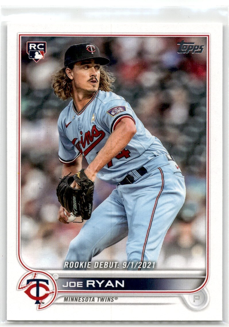 2022 Topps Update Joe Ryan #US222 RC Minnesota Twins