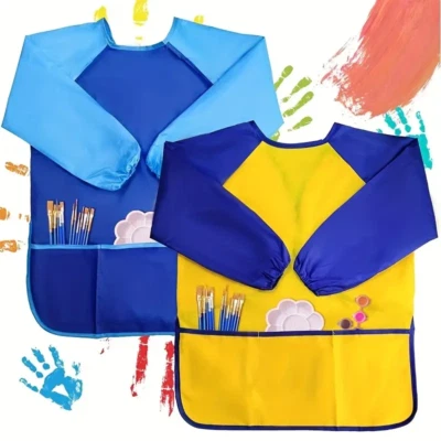 MONEY SAVERS Kids Apron for Children Boys Girls painting 1pc Young Fun Art Supplies|Washable