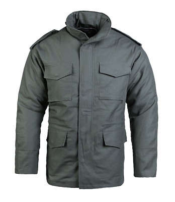 ジャケット・アウター AKM M-65 Cold Weather Black Camo M Surplus Paratrooper Winter Mens Jacket M65 Military Field