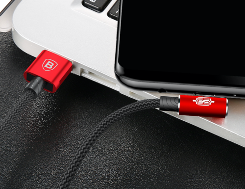 Caricabatterie rapido Baseus forma L USB tipo C cavo 0,5 m Apple iPhone 12-14 VENDITORE BRITANNICO - Foto 1 di 6