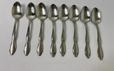 Oneida Ltd USA BERKELEY SQUARE Stainless Flatware Teaspoons 6” Replacement Lot 8