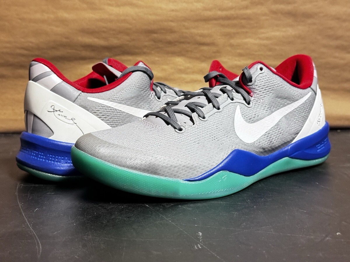 NIKE kobe8 コービー8 nike sneakers with flower swoosh shoes girls blue