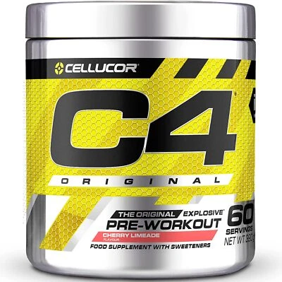 CELLUCOR, C4 ORIGINAL Pre-Workout Flavours 60 Servings 390-414g GREAT PRICE