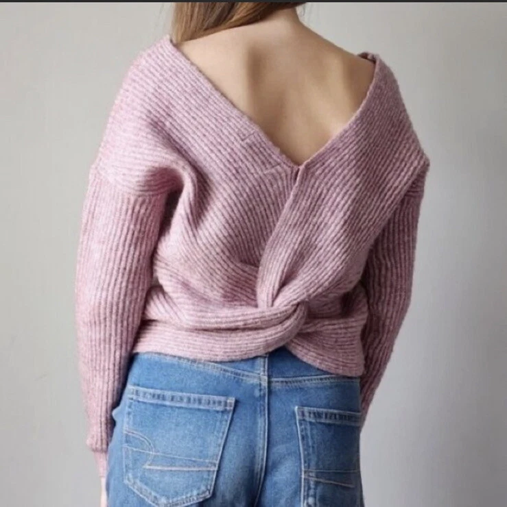 Anthropologie shop pink sweater