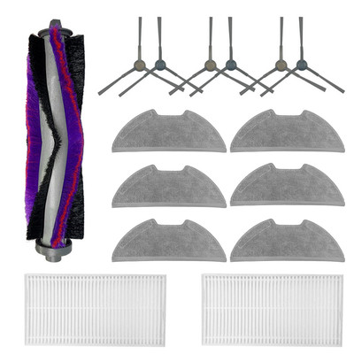 For Eureka E10S Robot Vacuum Cleaner Main Side Brush Filter Wipe Replace Part