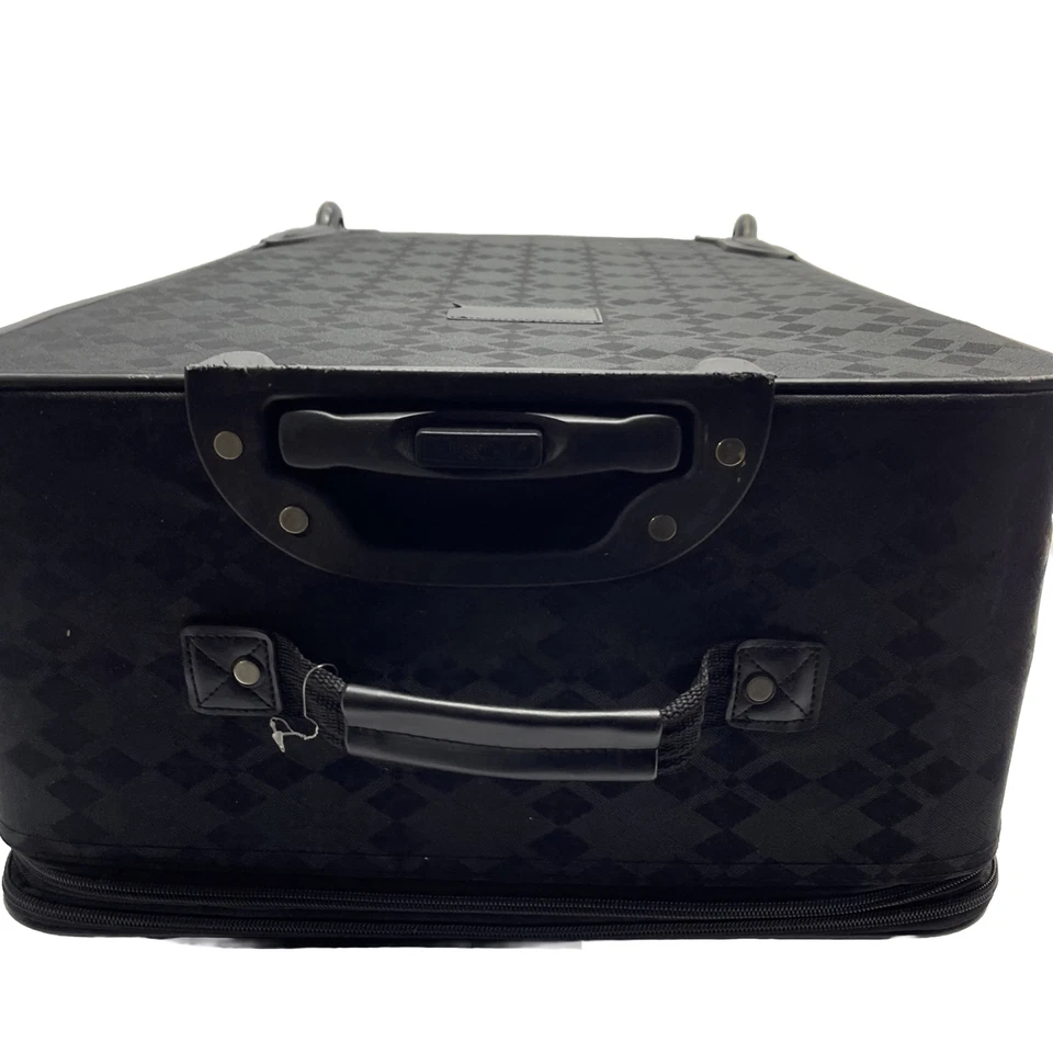 American Flyer Argyle Jacquard -5PC Luggage set -Black - Image 3 of 4