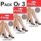 Pack of 3 Ladies Tights Women's Cindy 20 Denier Ladder Resist
