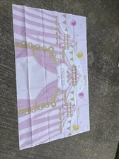 Pink circus backdrop 3x6