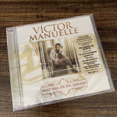 Victor Manuelle CD Historia de Un Sonero w/Hype Sticker ft Don Omar 16 Track New