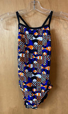   New DOLFIN Reliance Veyron V Back Swimsuit One Piece Race Women's - Size 26