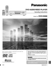 Panasonic DVD-H2000 DVD Player Owners Instruction Manual