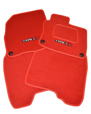 Tappetini Auto In Gomma Su Misura Per Honda Civic VII (2001-2006), Set Anteriori 2 Pezzi, Bordo Alto 15 Mm, Antiscivolo