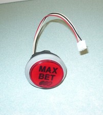 PACHISLO SLOT MACHINE LIGHTED MAX BET BUTTON FOR ARUZE, ELECO, MIZUHO
