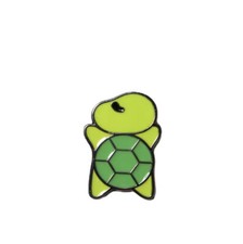 Turtle Enamel Pin Green Adventure Cartoon Tortoise Brooch Lapel Badge Jewelry