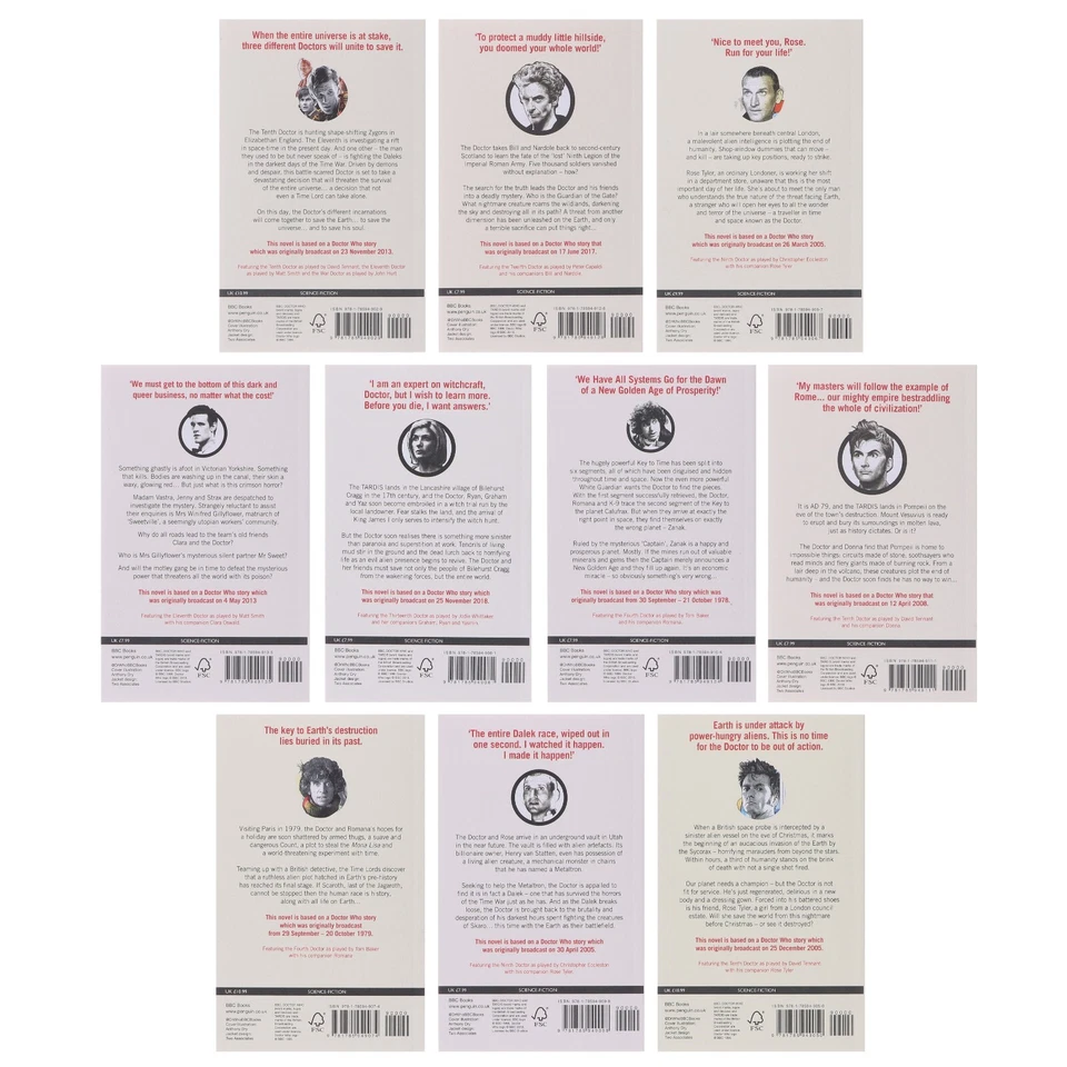 Doctor Who: Target Collection 10 Books Set - Age 13+ Paperback - Image 3 of 4