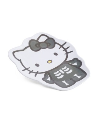 New Hello Kitty In Halloween Skeleton Costume Melamine Plate Platter