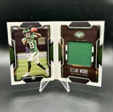 Elijah Moore 2021 Panini Playbook Freshman Booklet Relics Rookie RC /175 Jets 