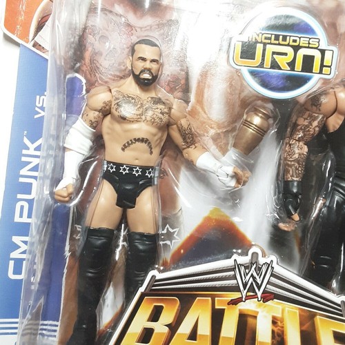WWE Wrestling CM PUNK vs UNDERTAKER Battle 2-pak Figurki akcji Urna Seria 25 - Zdjęcie 4 z 10