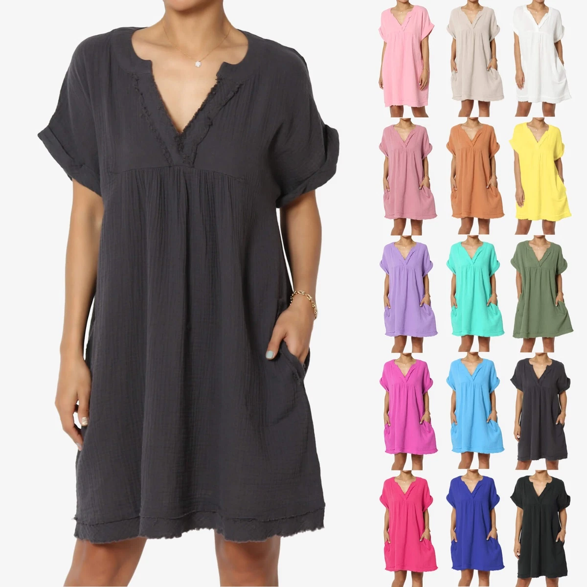 Loose short dress sale