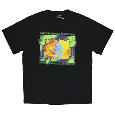 Brain Dead Men's Teddy T-Shirt Short Sleeves with Graphic Print 100% Cotton