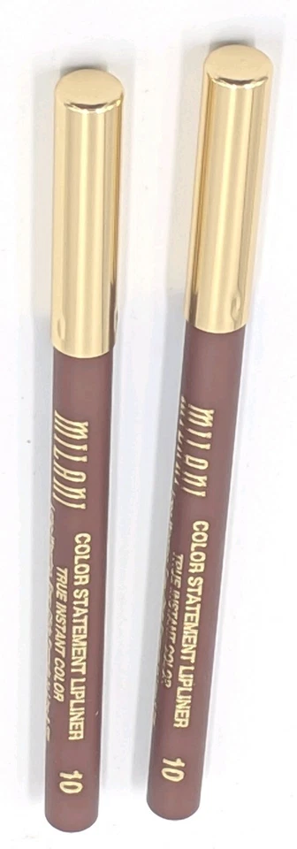 Delineador de labios Milani Color Statement color instantáneo NUEVO sin sellar #10 cacao (lote de 2) Foto 3 de 4